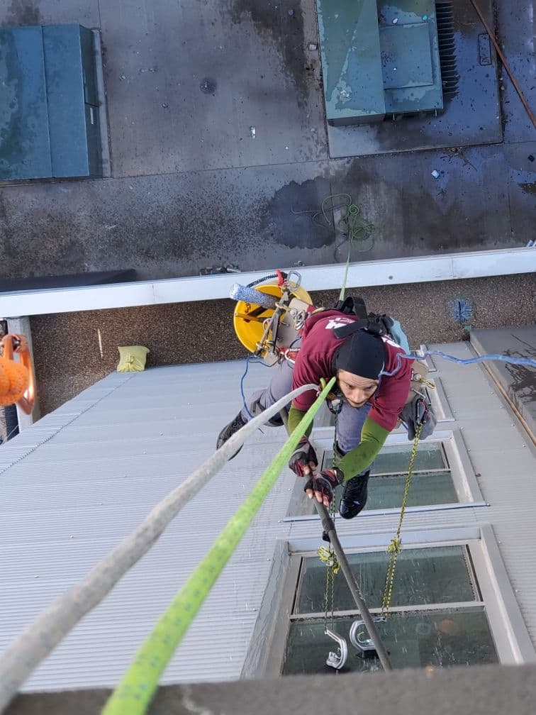 High-Rise Window Cleaning at U of A