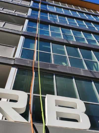 High-Rise Window Cleaning at U of A